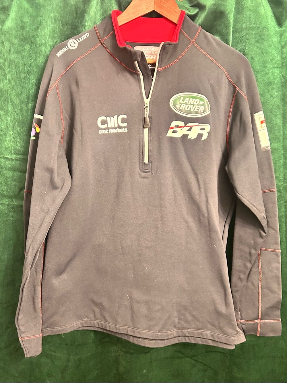 Men's Lightweight Gray Half-Zip Shirt Jacket